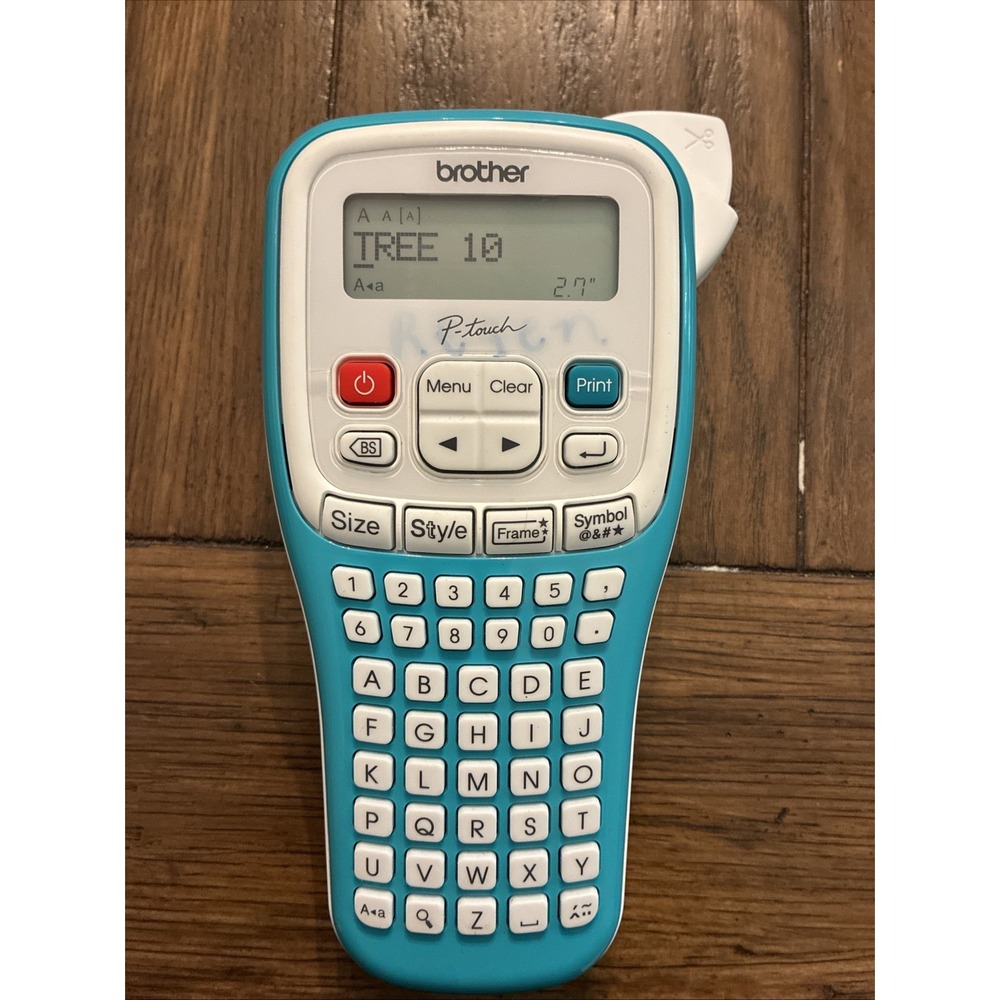 Brother P-Touch PT-H103W Handheld Label Printer Tested Works